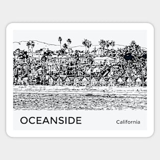 Oceanside California Sticker